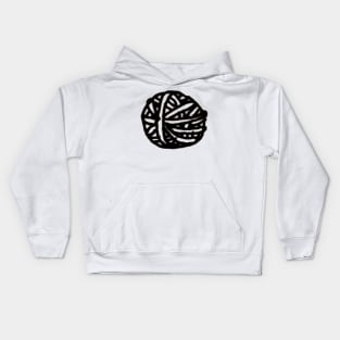 Doodle Ball of String Kids Hoodie